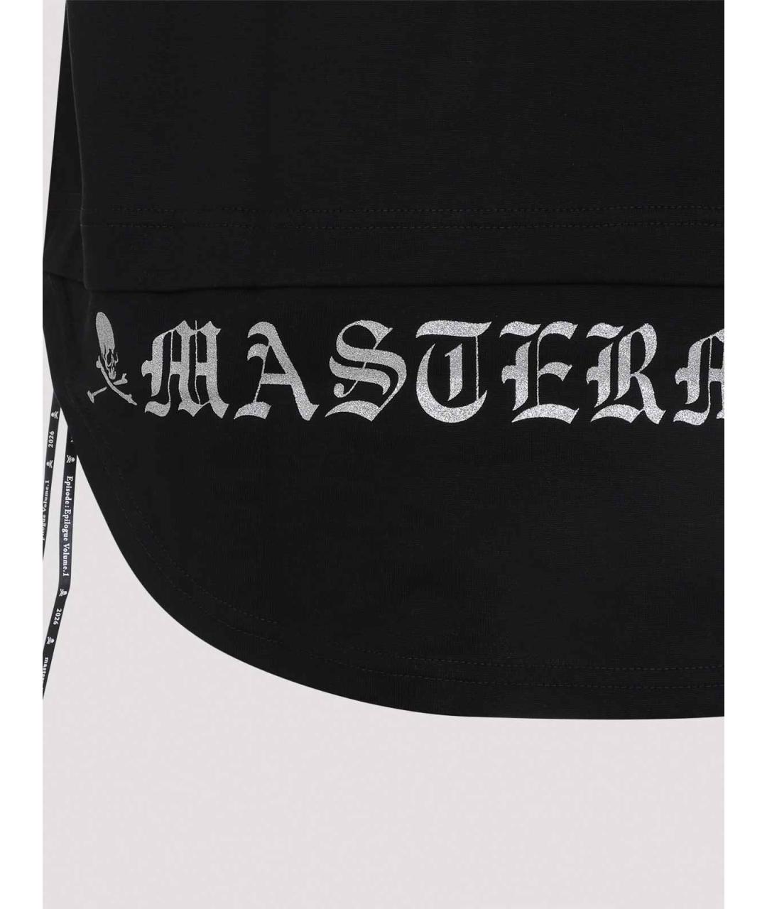 MASTERMIND JAPAN Черная хлопковая футболка, фото 3