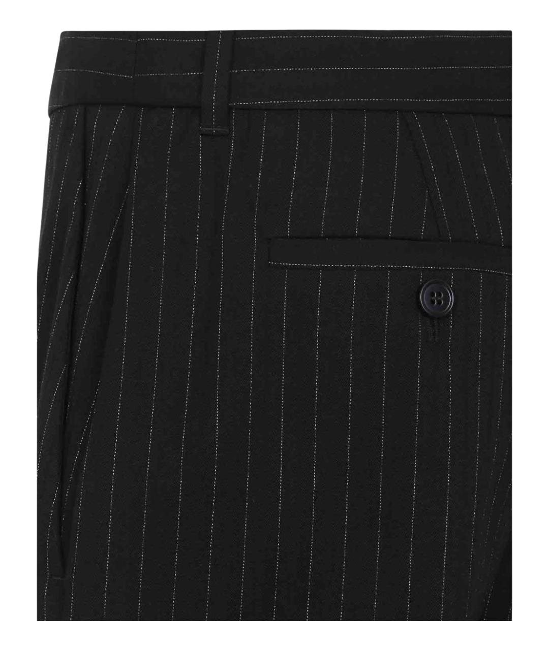ALEXANDER MCQUEEN Мульти шерстяные прямые брюки, фото 3