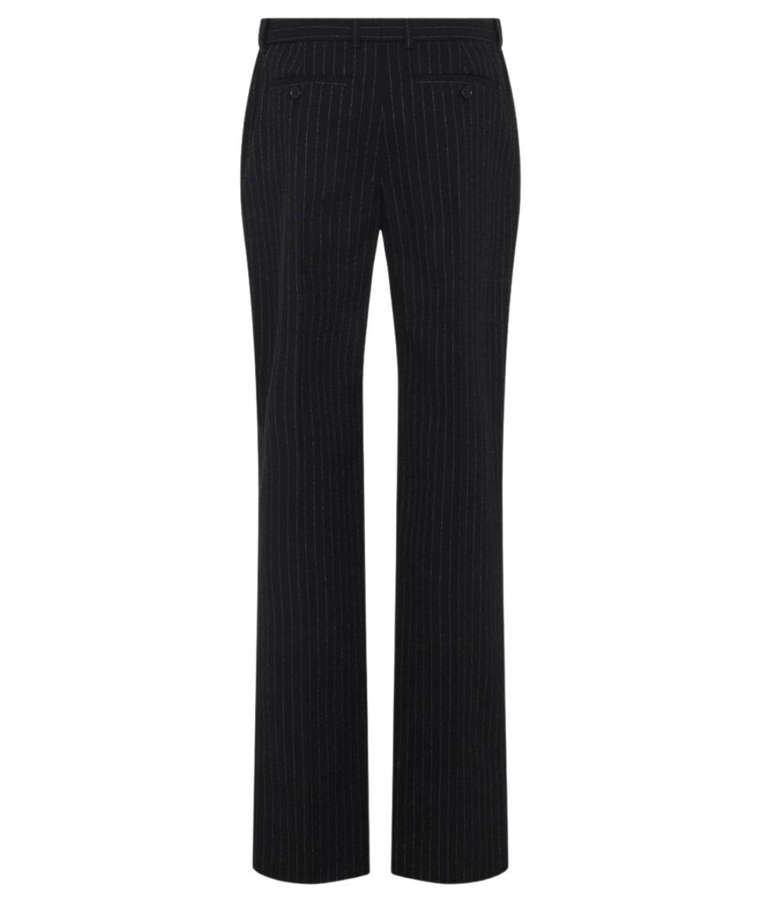 ALEXANDER MCQUEEN Мульти шерстяные прямые брюки, фото 2
