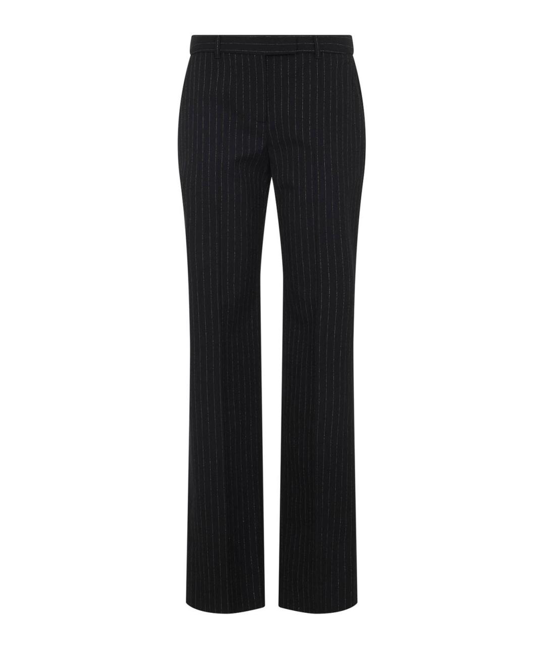 ALEXANDER MCQUEEN Мульти шерстяные прямые брюки, фото 1