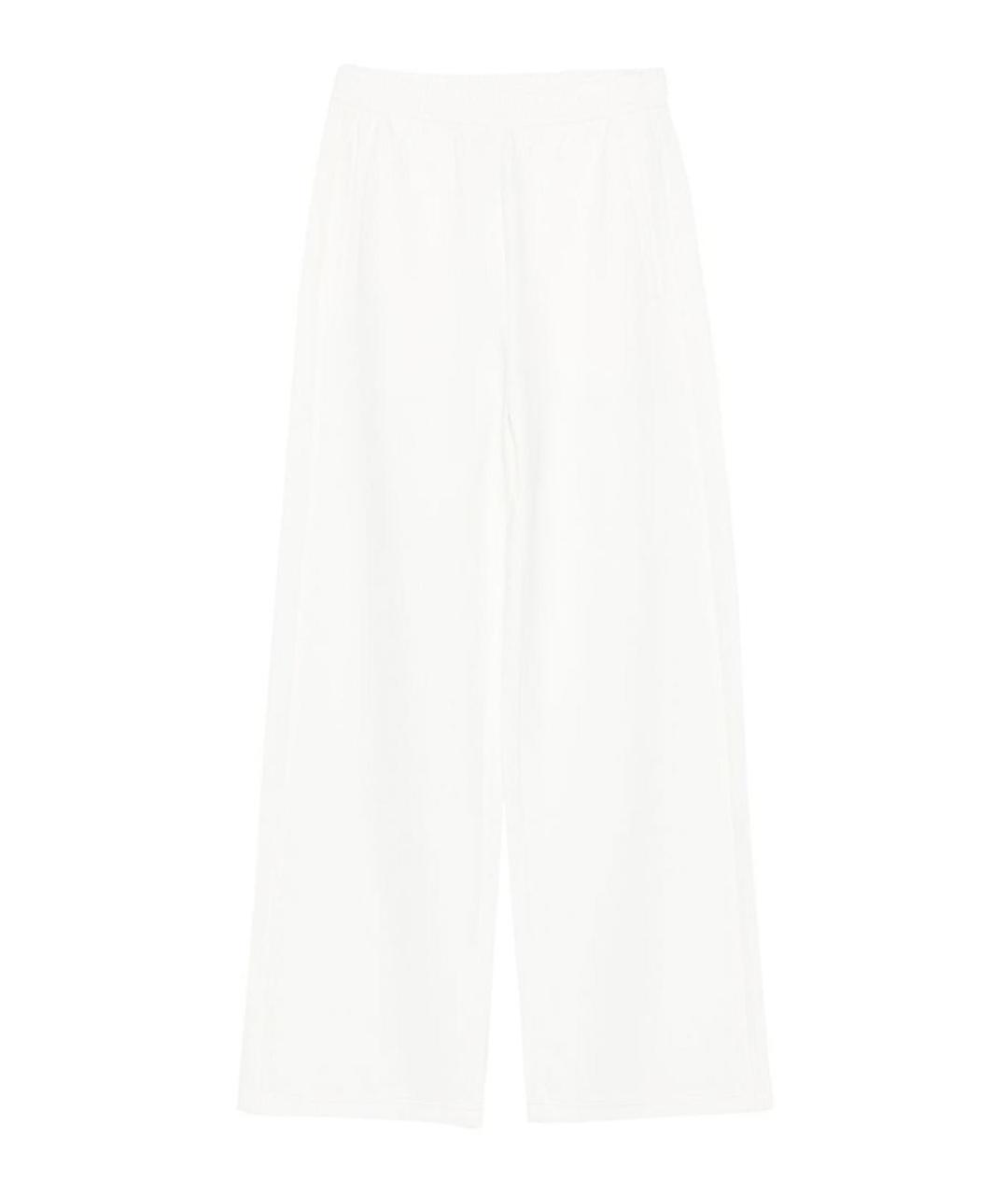 EMPORIO ARMANI Белые полиэстеровые брюки широкие, фото 1