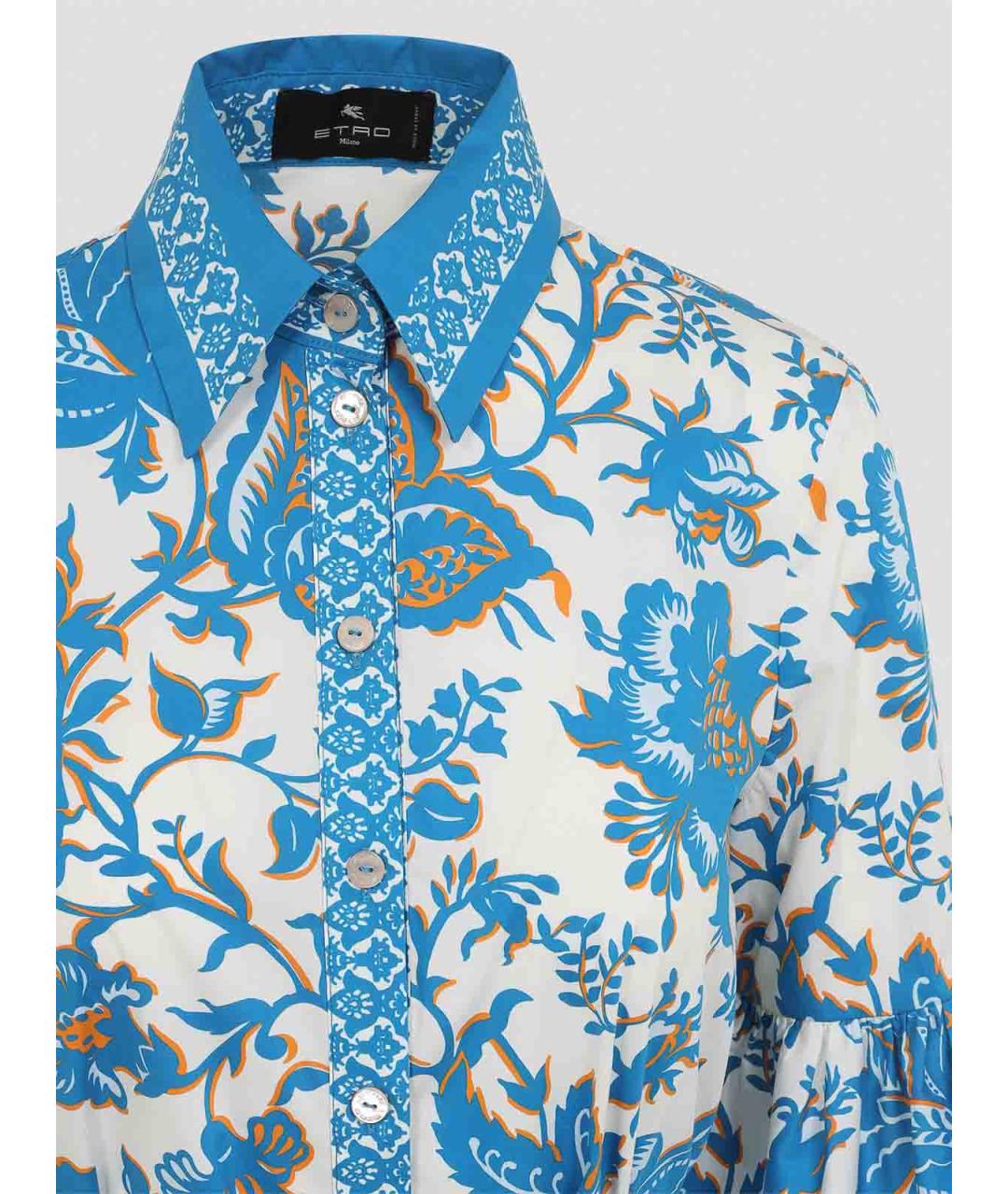 ETRO Мульти хлопковое повседневное платье, фото 3