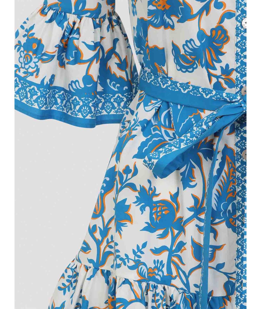 ETRO Мульти хлопковое повседневное платье, фото 4