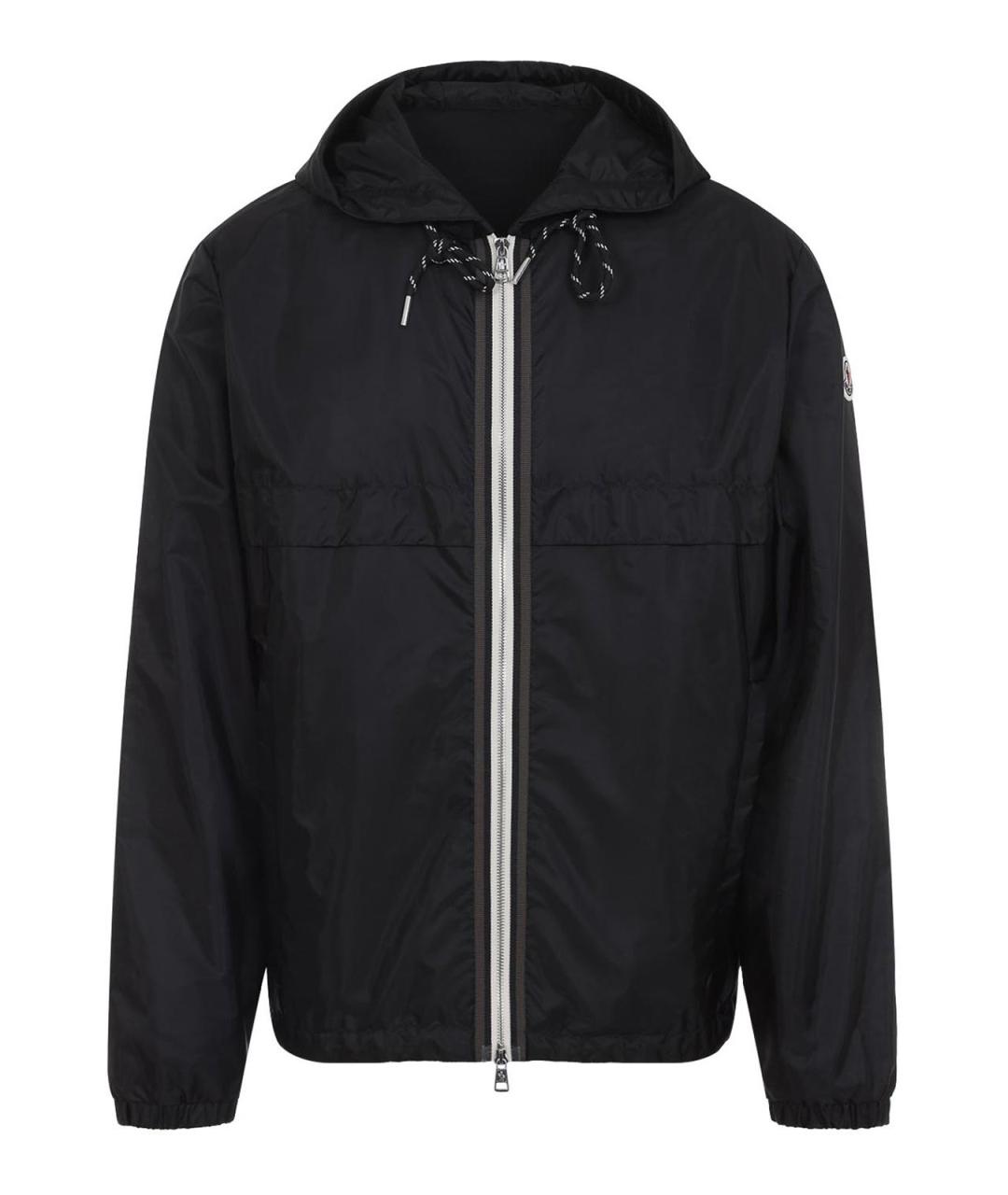 MONCLER Черная полиамидовая куртка, фото 1