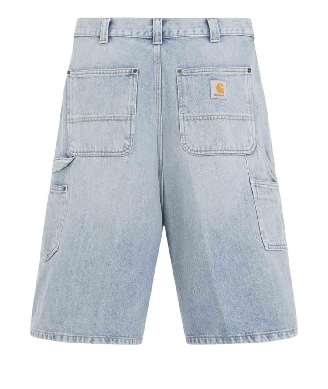 CARHARTT Синие хлопковые шорты, фото 2