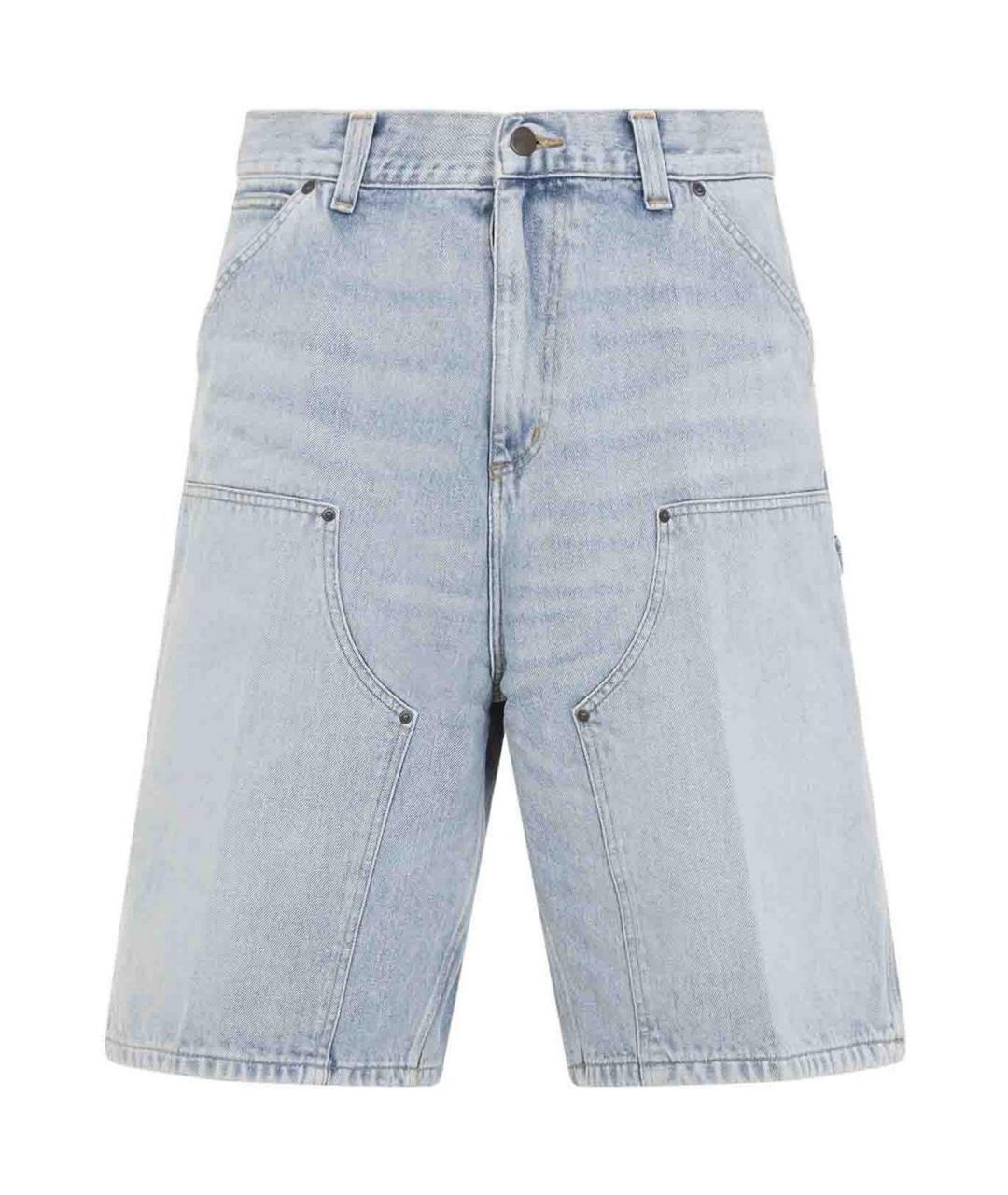 CARHARTT Синие хлопковые шорты, фото 1