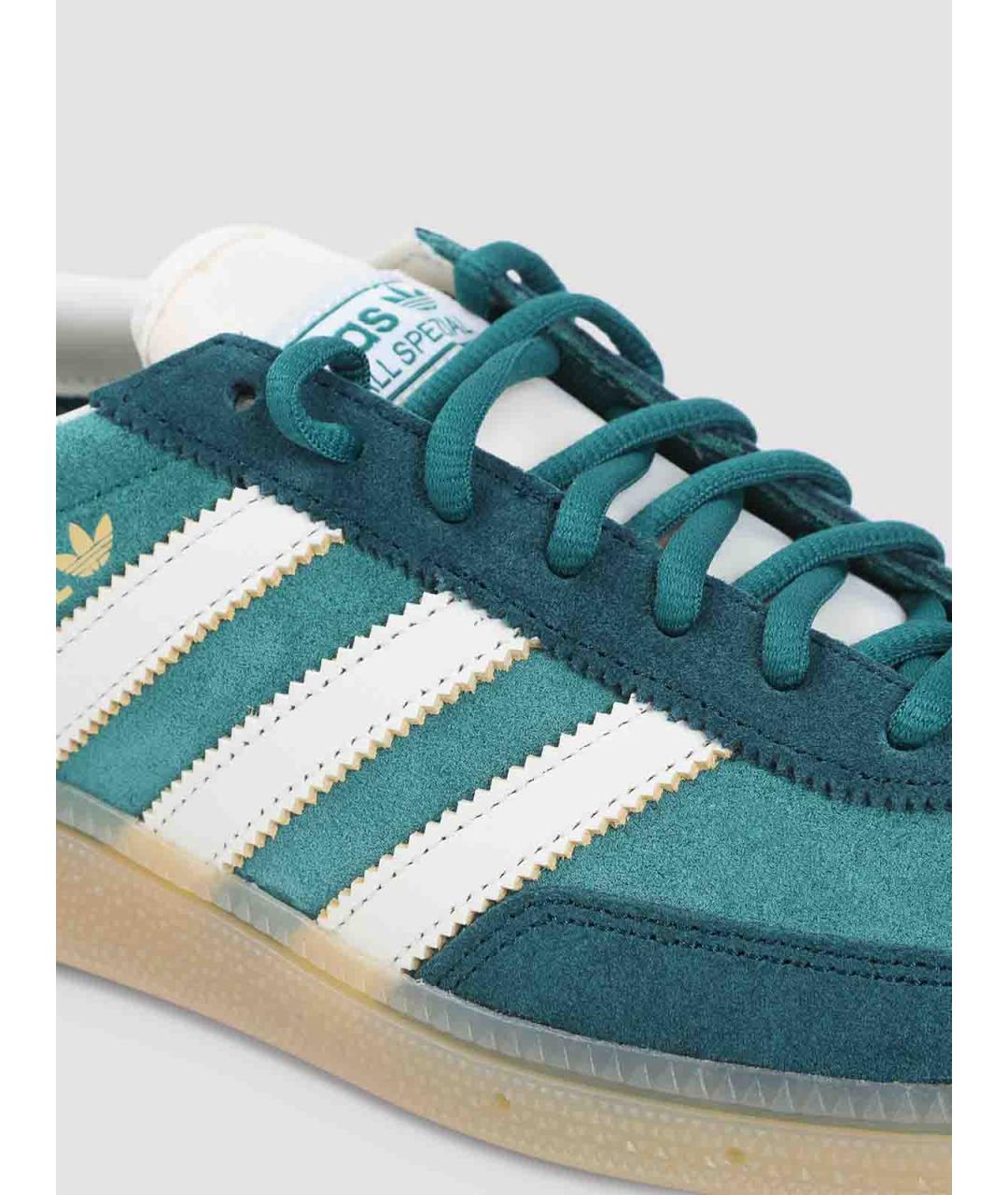ADIDAS Зеленые замшевые низкие кроссовки / кеды, фото 4