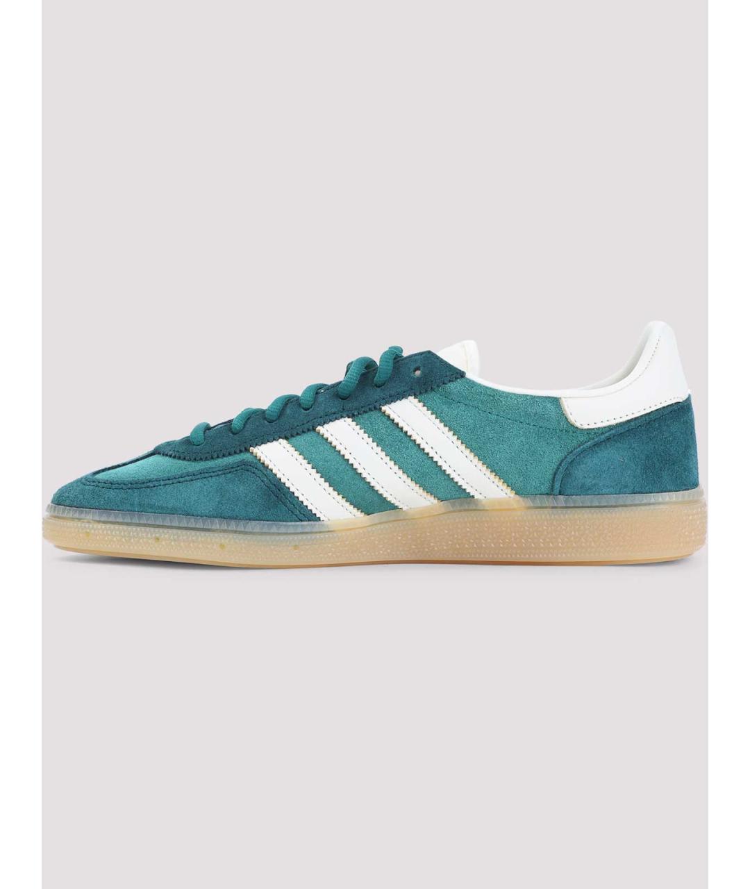 ADIDAS Зеленые замшевые низкие кроссовки / кеды, фото 2