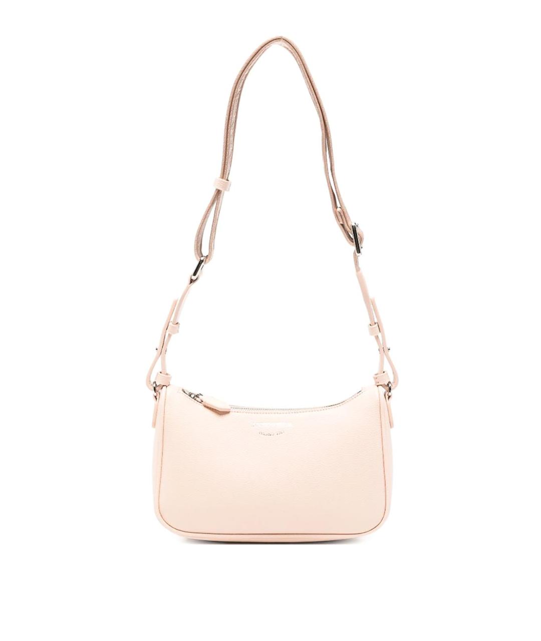 EMPORIO ARMANI Розовая сумка через плечо из искусственной кожи, фото 1