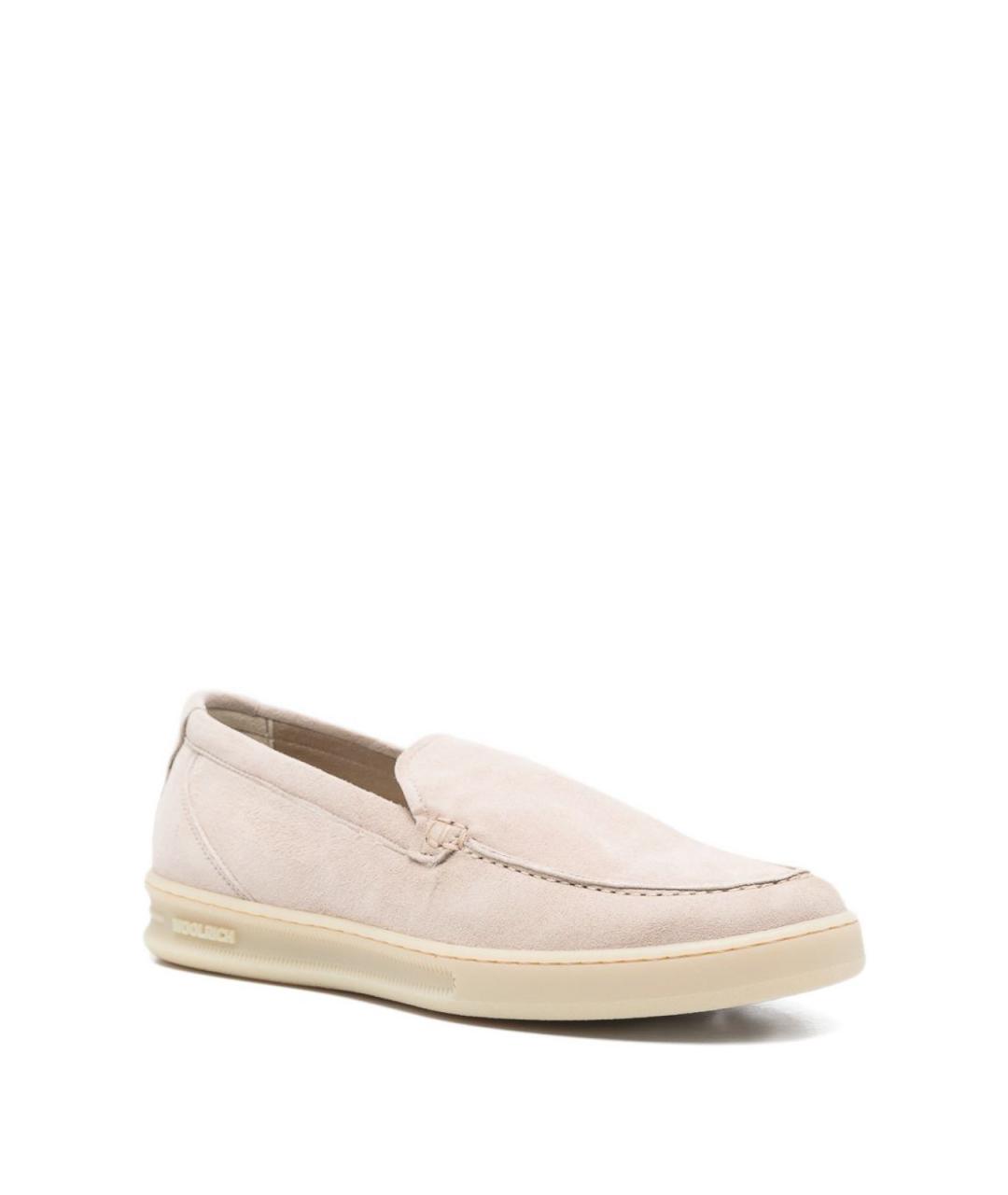 WOOLRICH Розовые кожаные лоферы, фото 3