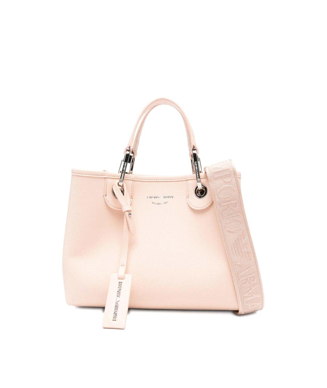 EMPORIO ARMANI Розовая сумка тоут, фото 1