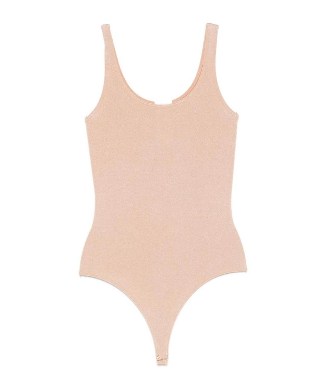 WOLFORD Бежевое хлопковое боди, фото 1