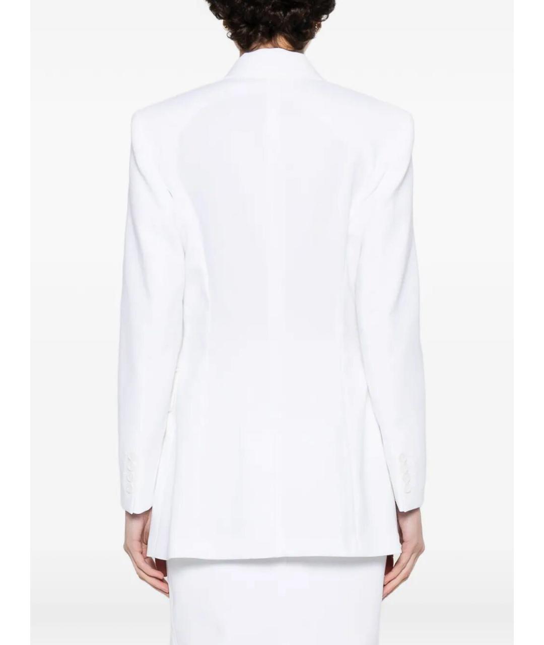 MAX MARA Белая хлопковая куртка, фото 3