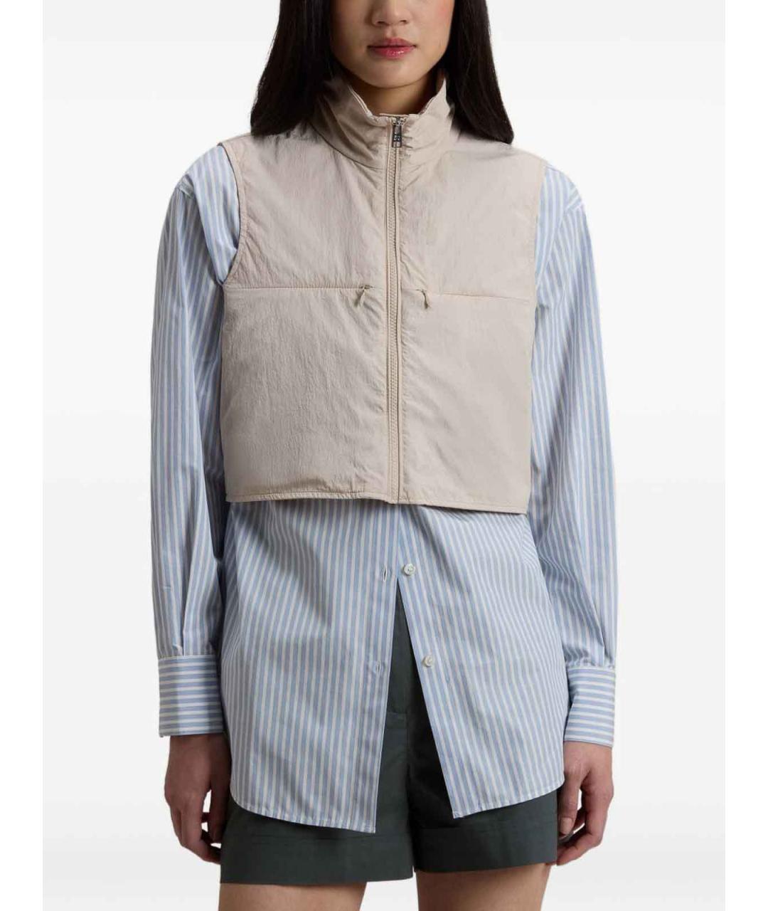 WOOLRICH Бежевая полиамидовая жилетка, фото 5
