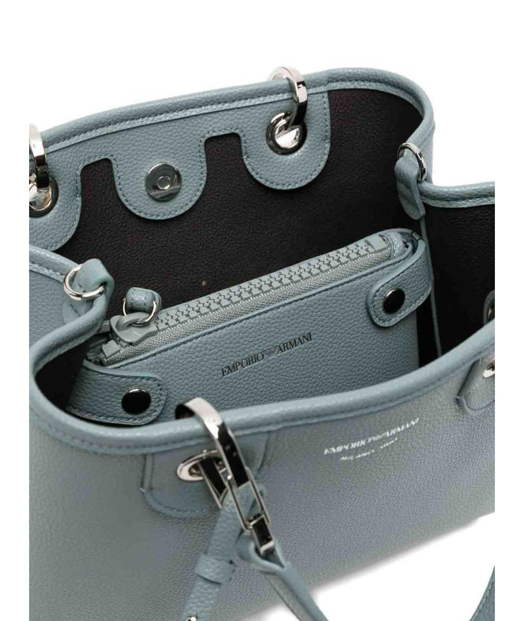 EMPORIO ARMANI Серая сумка тоут, фото 3