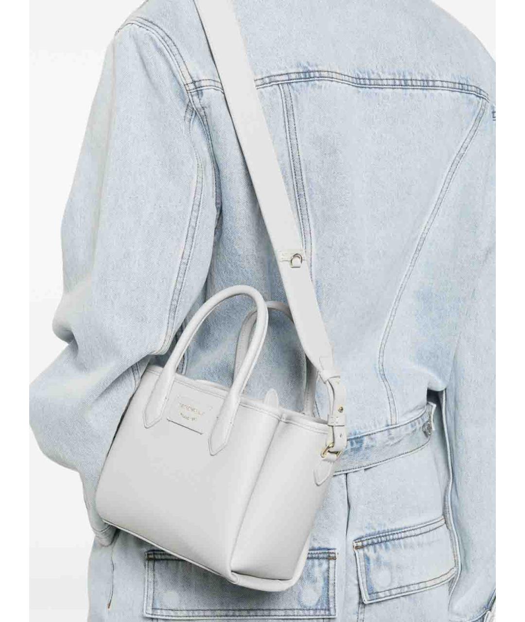EMPORIO ARMANI Белая сумка тоут, фото 2