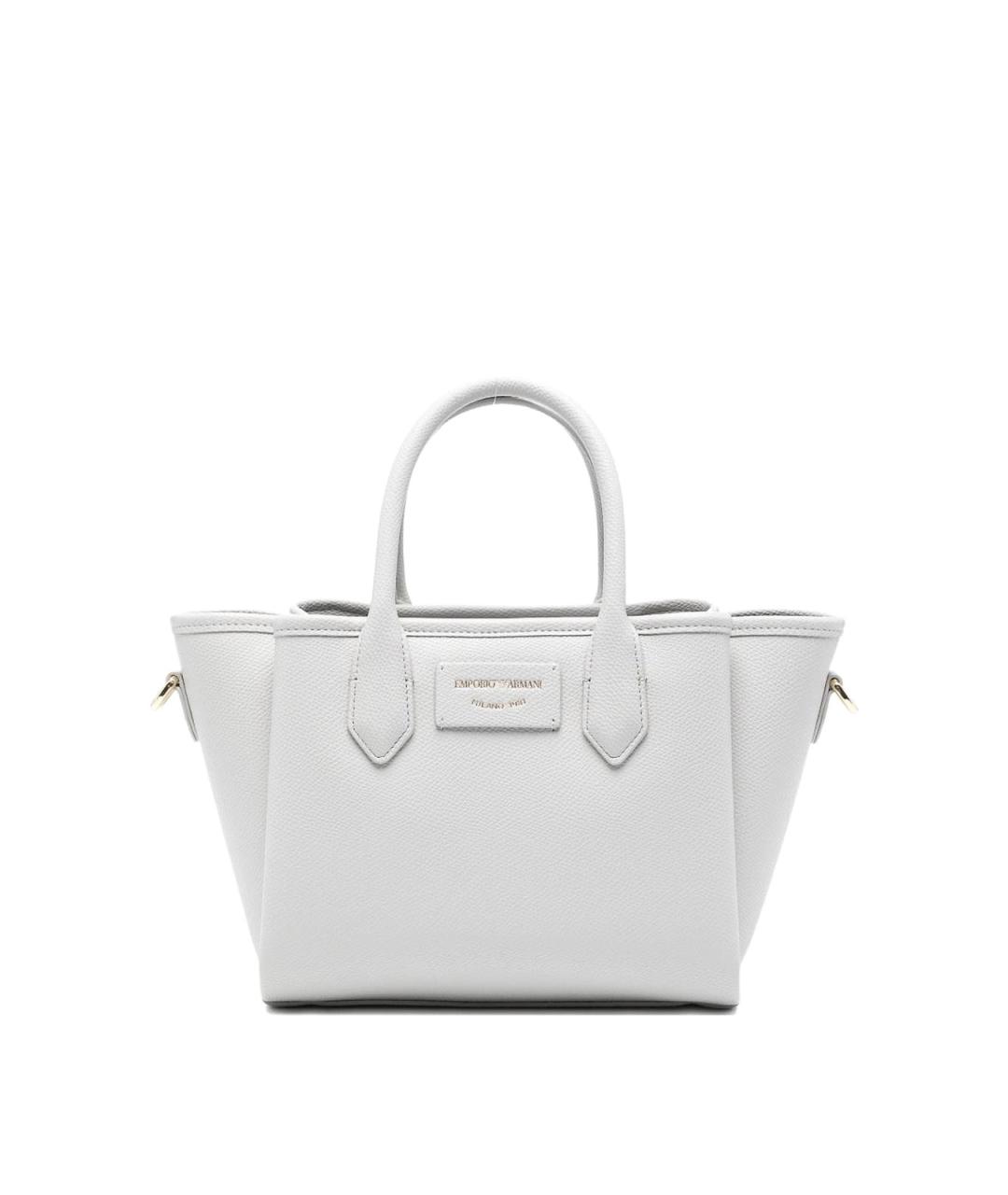 EMPORIO ARMANI Белая сумка тоут, фото 1
