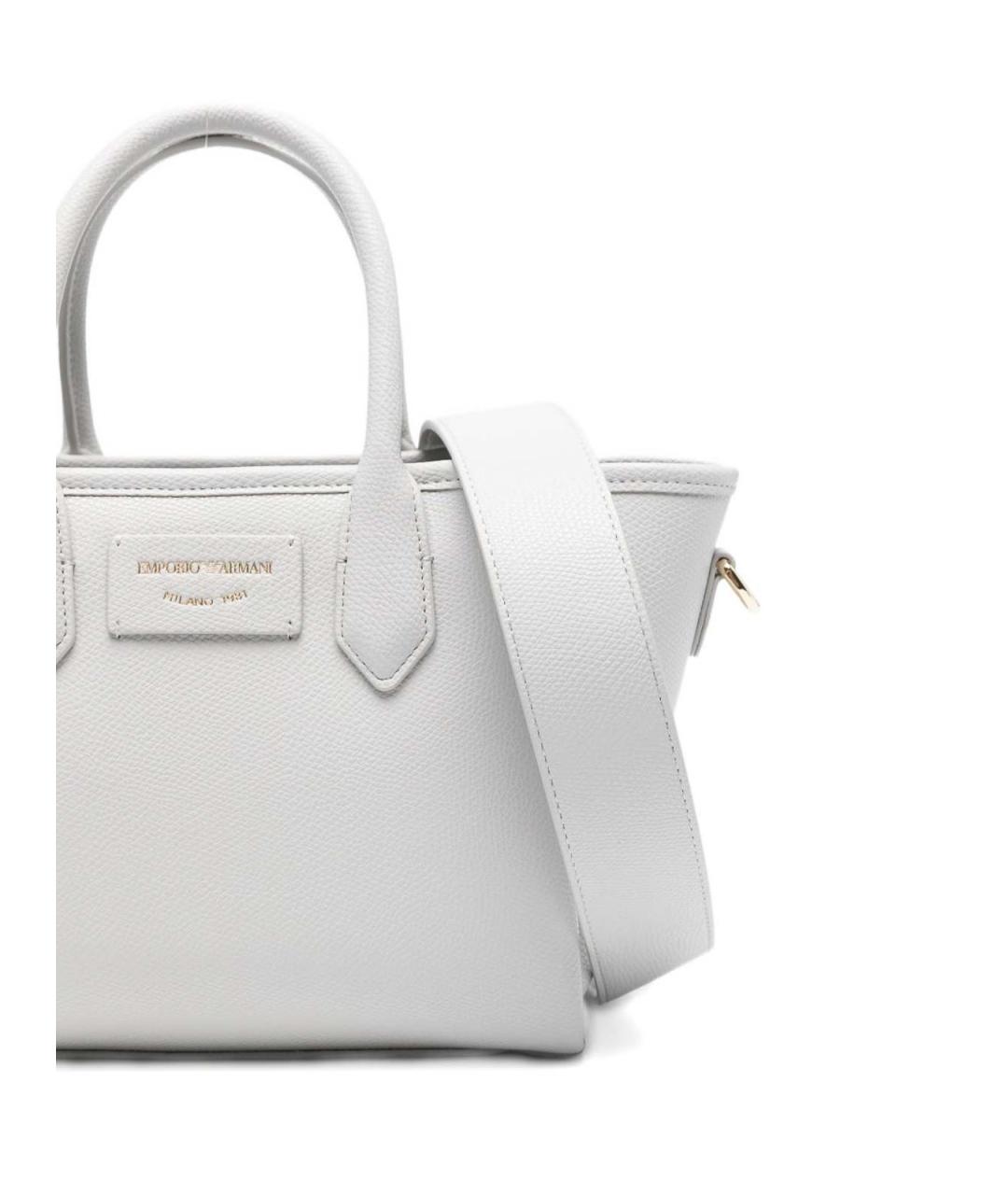 EMPORIO ARMANI Белая сумка тоут, фото 3