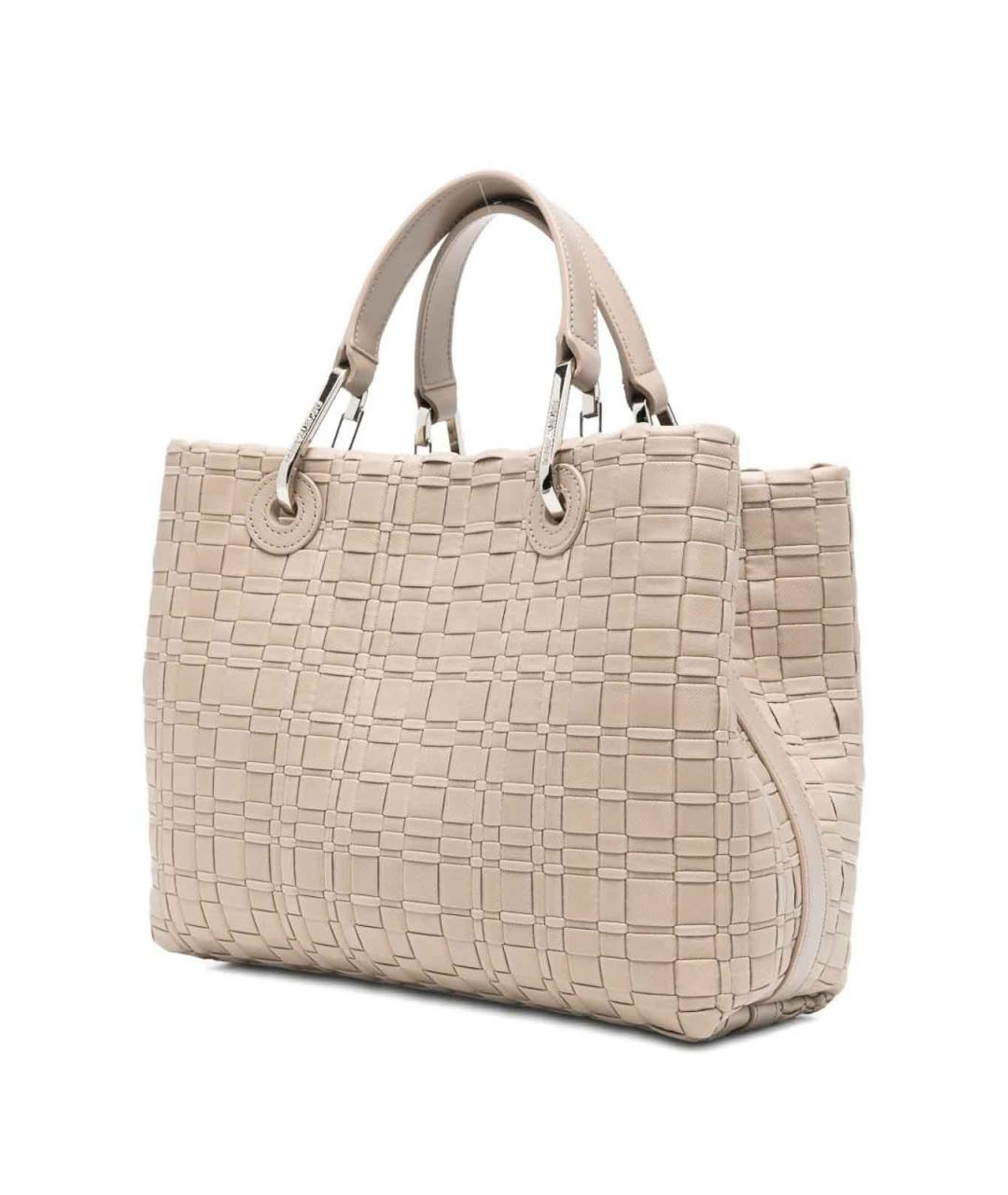 EMPORIO ARMANI Серая сумка тоут, фото 5