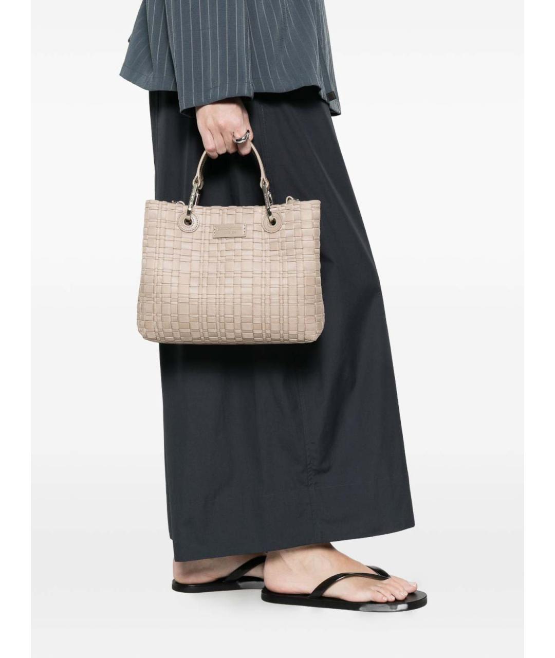 EMPORIO ARMANI Серая сумка тоут, фото 3