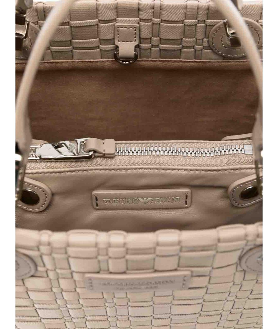 EMPORIO ARMANI Серая сумка тоут, фото 2