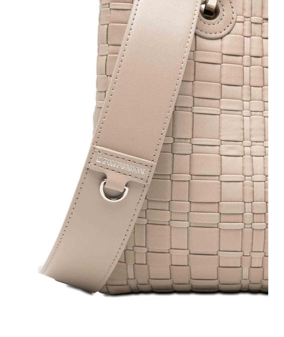 EMPORIO ARMANI Серая сумка тоут, фото 4