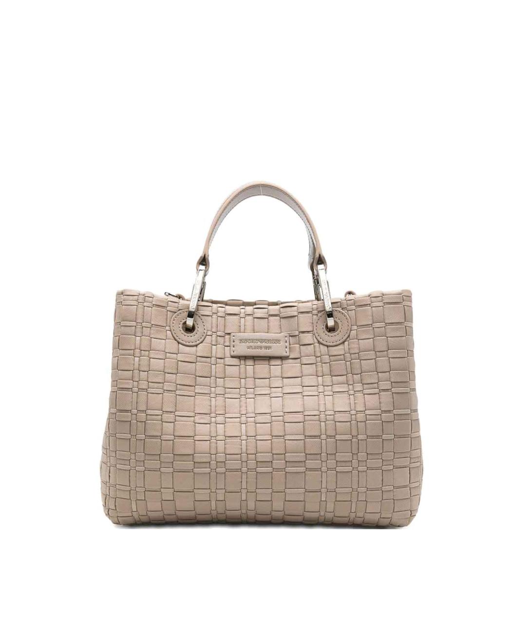 EMPORIO ARMANI Серая сумка тоут, фото 1