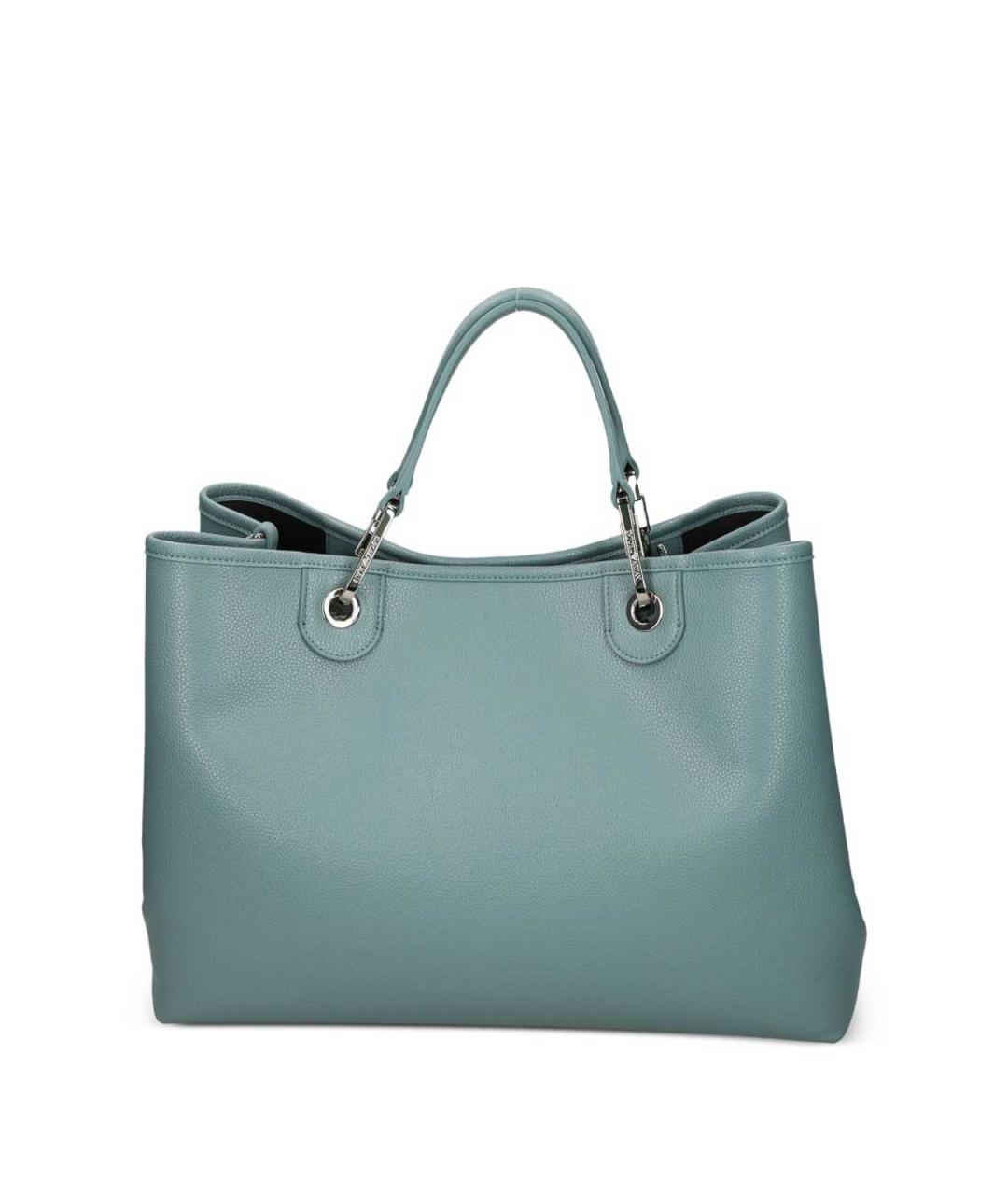 EMPORIO ARMANI Голубая сумка тоут, фото 4