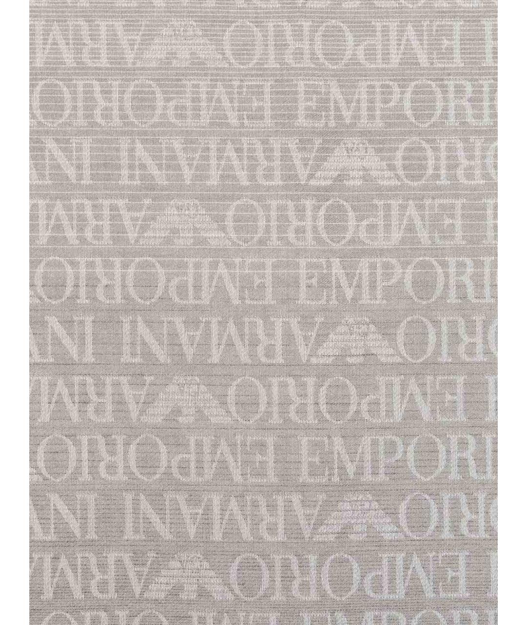 EMPORIO ARMANI Серый шарф, фото 2