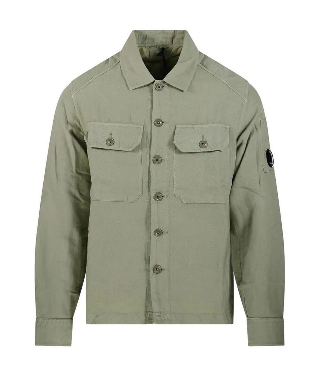CP COMPANY Серая хлопковая классическая рубашка, фото 1