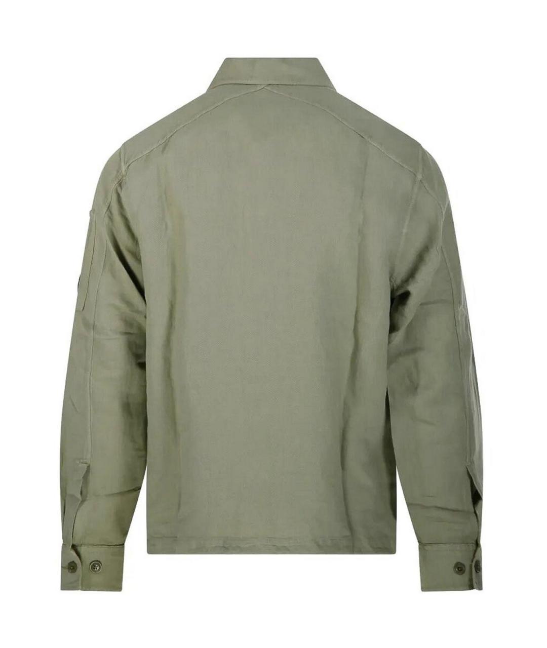 CP COMPANY Серая хлопковая классическая рубашка, фото 2