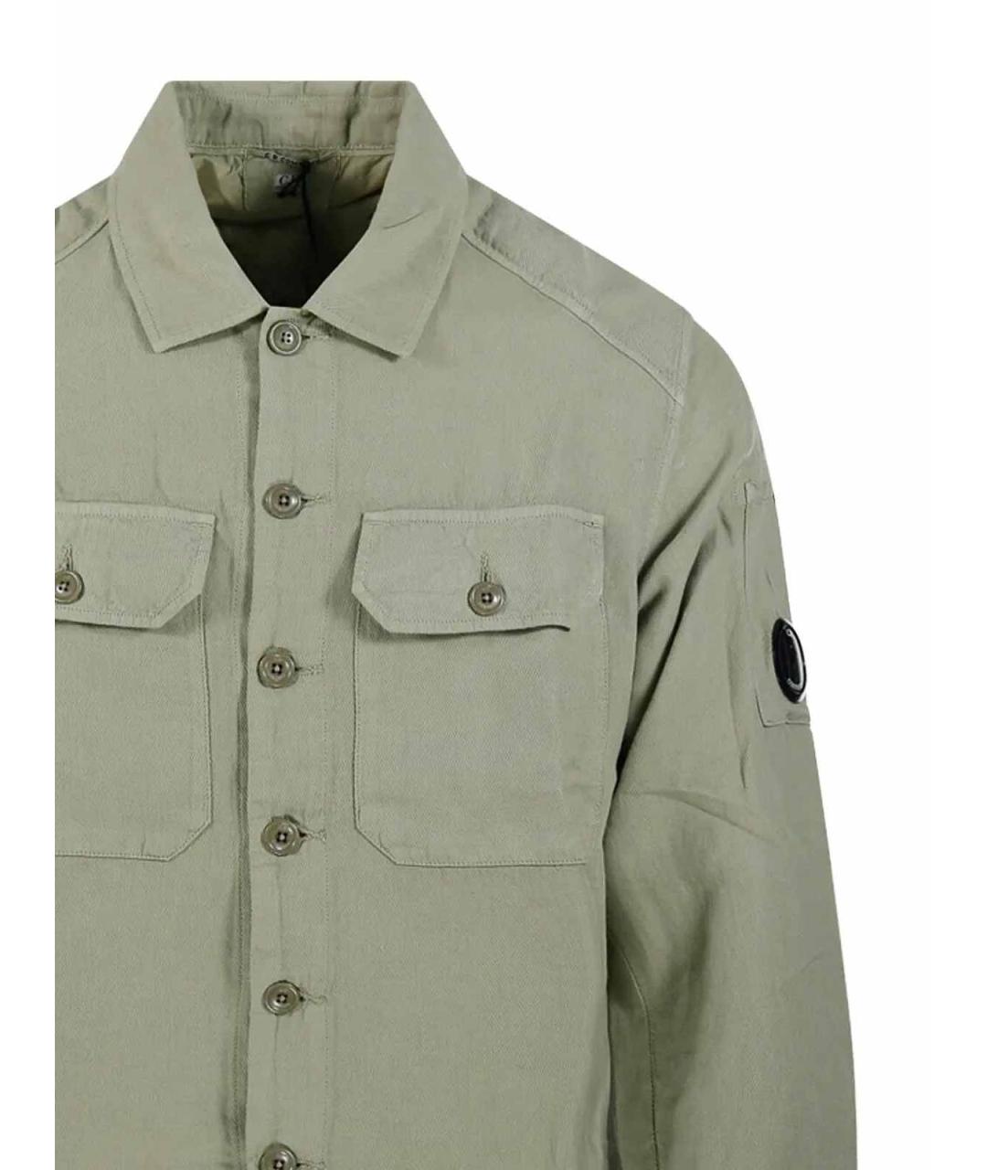 CP COMPANY Серая хлопковая классическая рубашка, фото 3