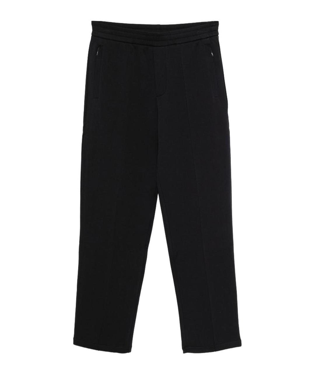 EMPORIO ARMANI Синие полиэстеровые повседневные брюки, фото 1