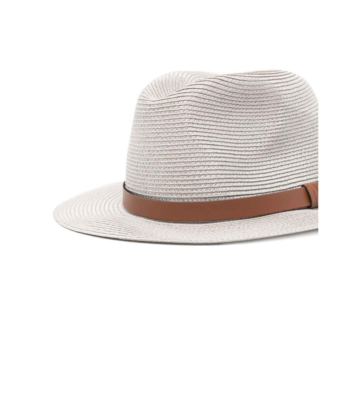 EMPORIO ARMANI Серая синтетическая шляпа, фото 3