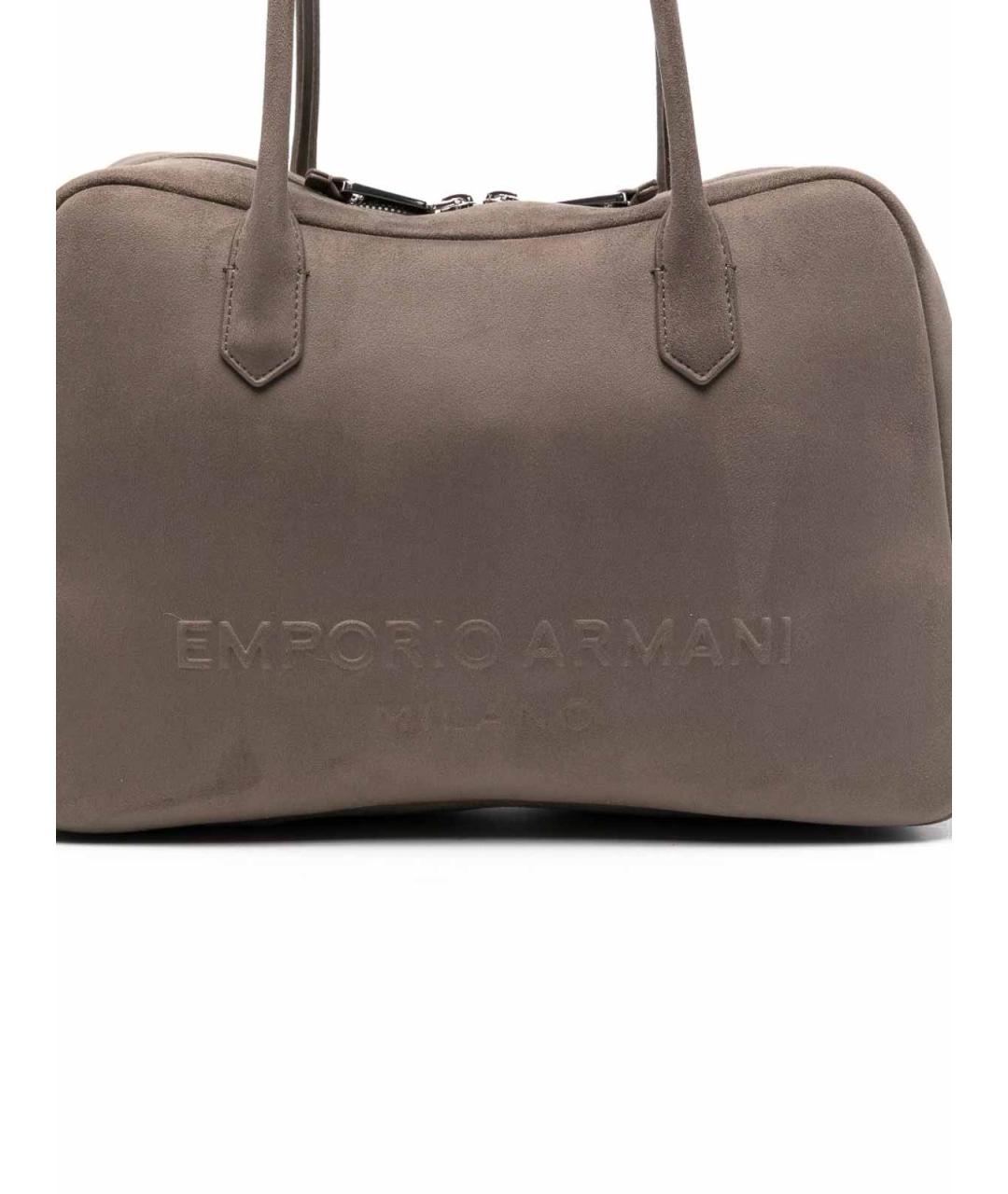 EMPORIO ARMANI Серая сумка через плечо, фото 5