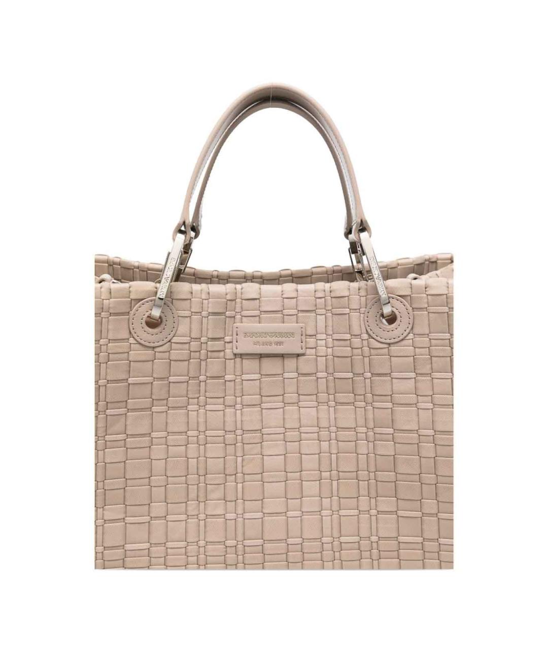 EMPORIO ARMANI Серая сумка тоут, фото 3