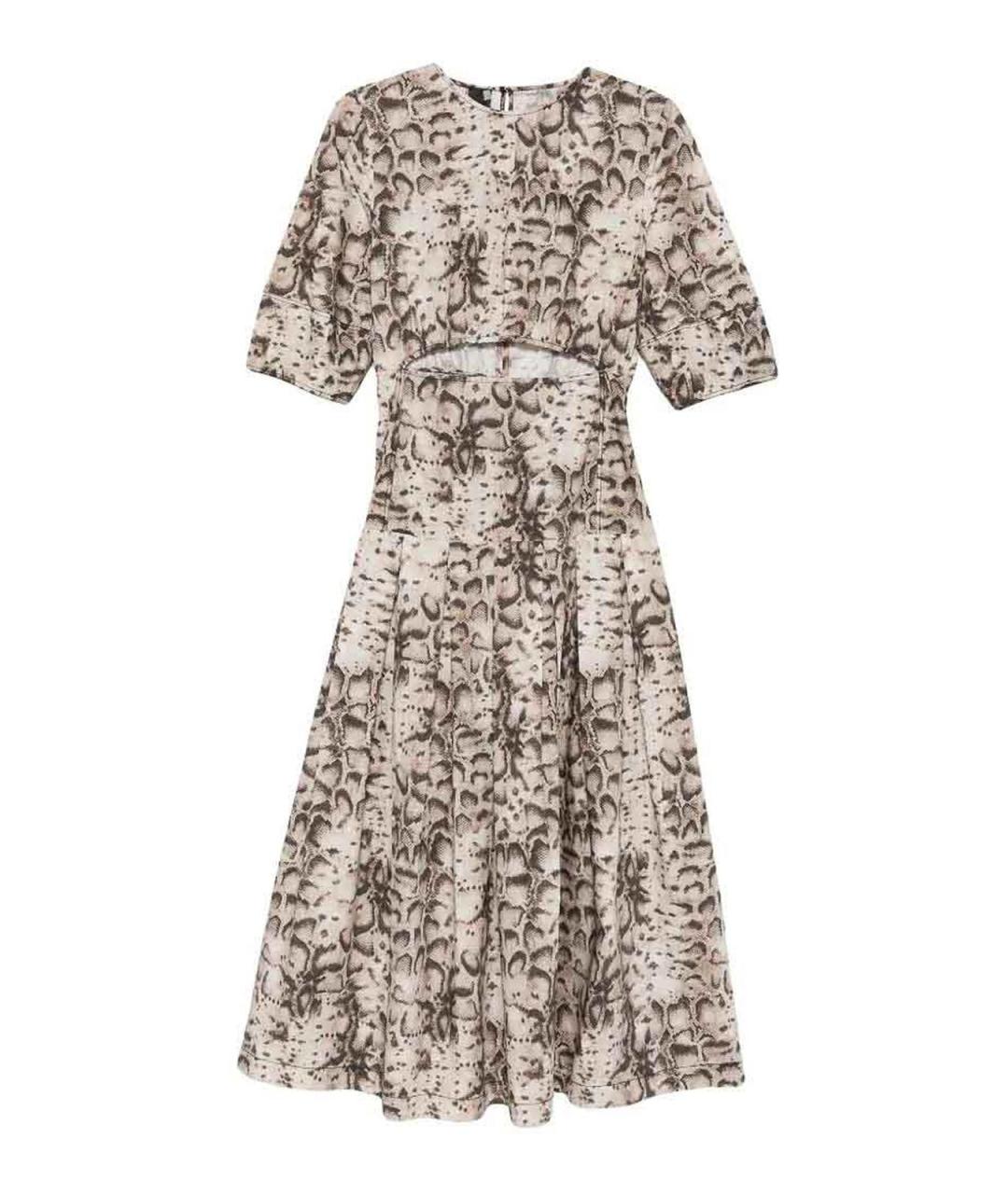 PINKO Мульти хлопковое повседневное платье, фото 1