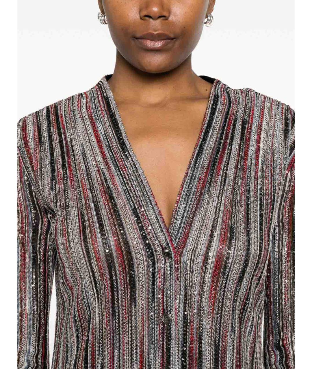 MISSONI Коричневый вискозный кардиган, фото 3