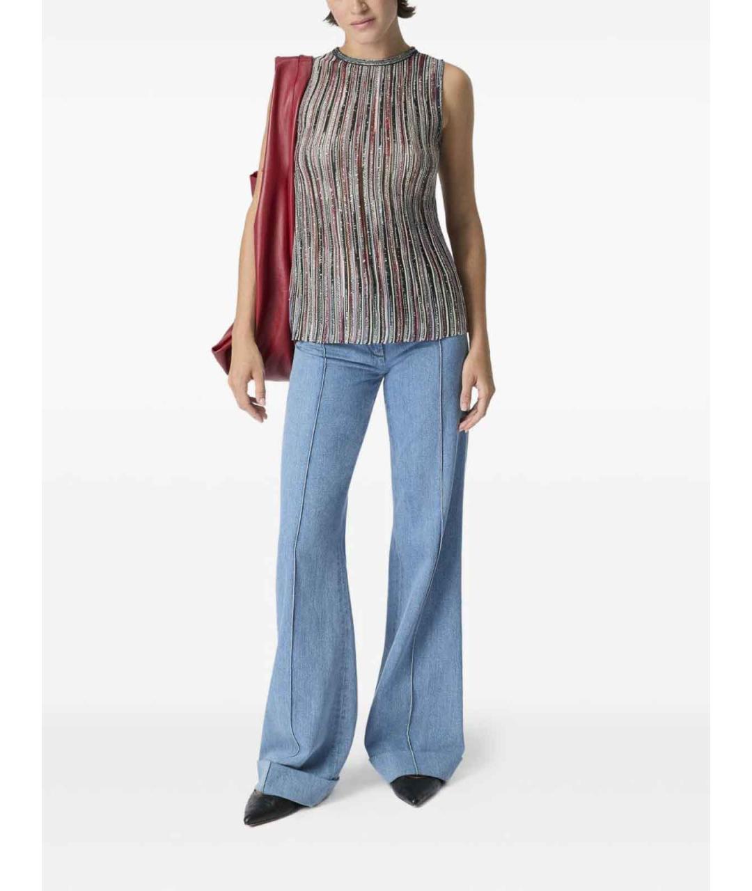MISSONI Коричневая вискозная майка, фото 3