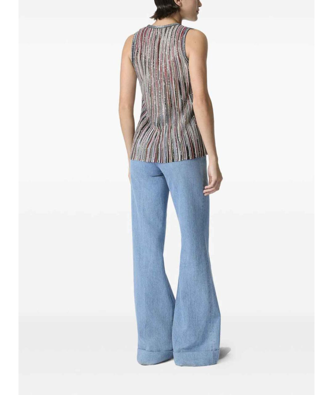 MISSONI Коричневая вискозная майка, фото 4