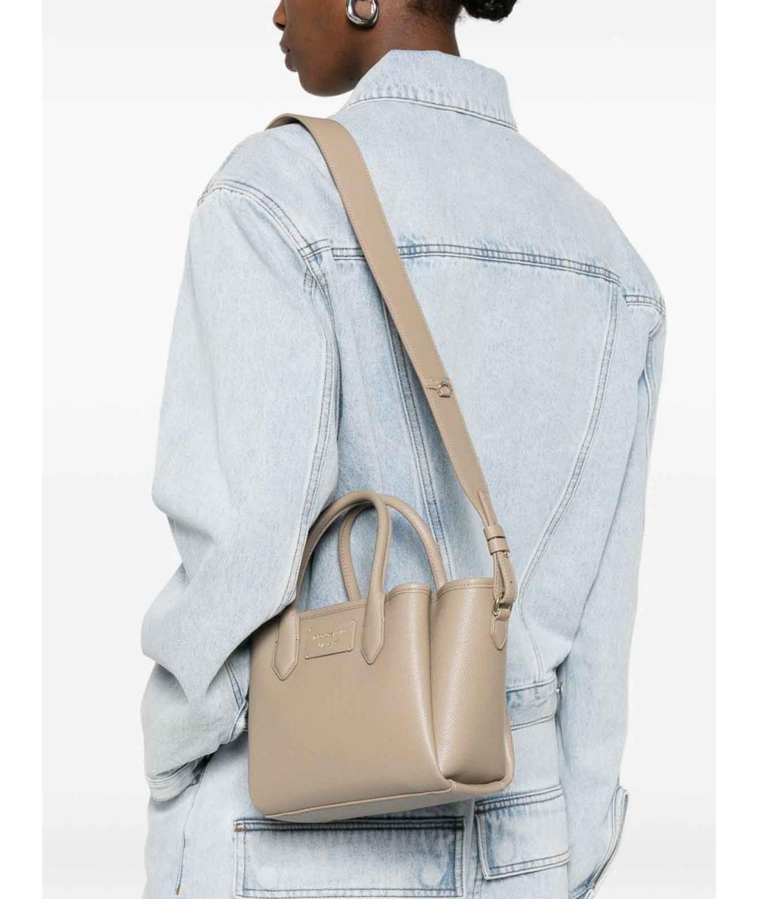 EMPORIO ARMANI Серая сумка тоут, фото 2