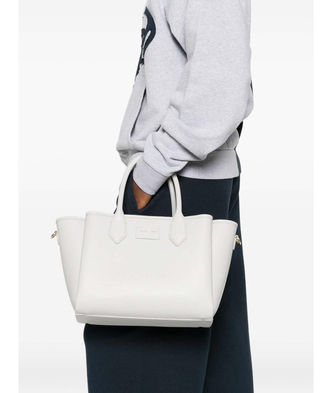 EMPORIO ARMANI Белая сумка тоут, фото 3