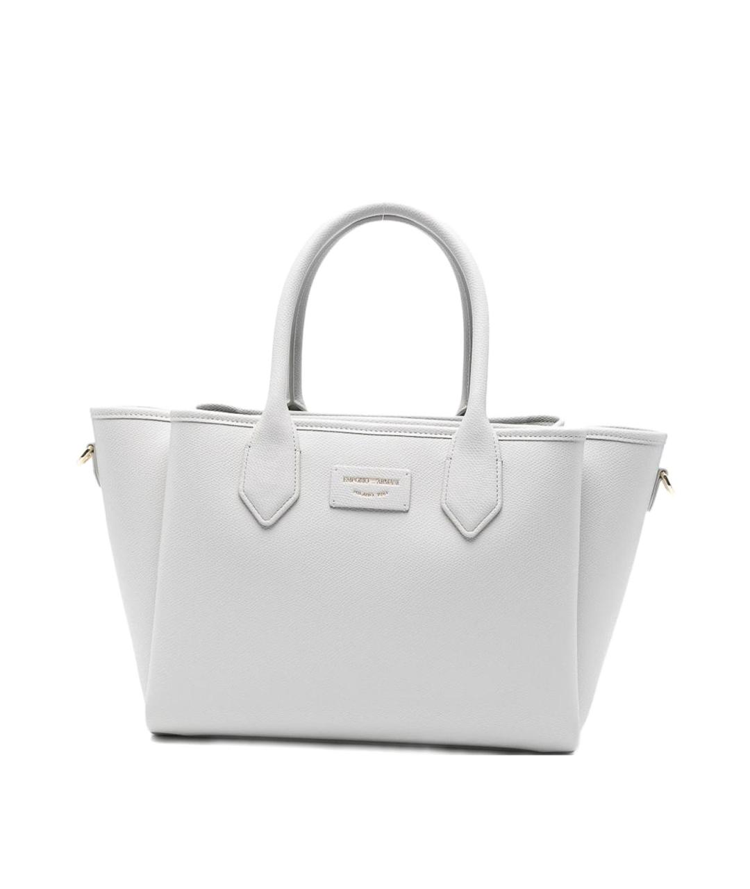 EMPORIO ARMANI Белая сумка тоут, фото 1