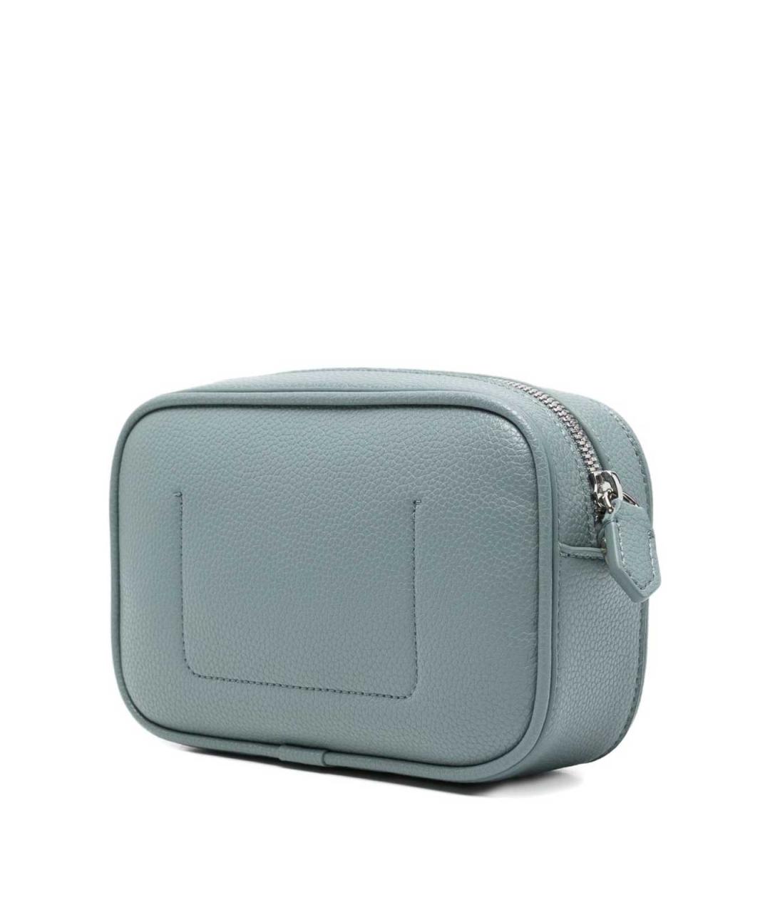 EMPORIO ARMANI Голубая сумка через плечо из искусственной кожи, фото 3
