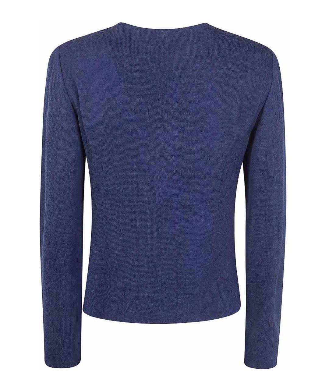 EMPORIO ARMANI Синяя вискозная куртка, фото 2