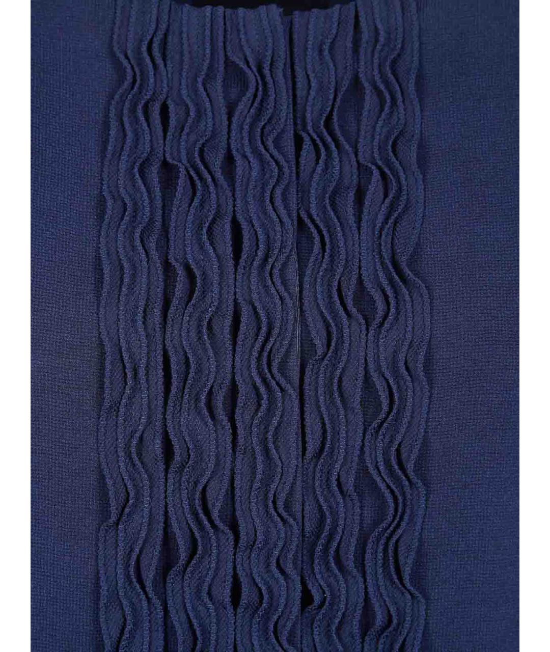 EMPORIO ARMANI Синяя вискозная куртка, фото 3