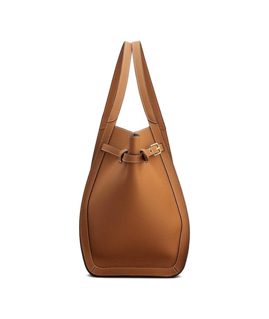 TOD'S Коричневая кожаная сумка тоут, фото 6