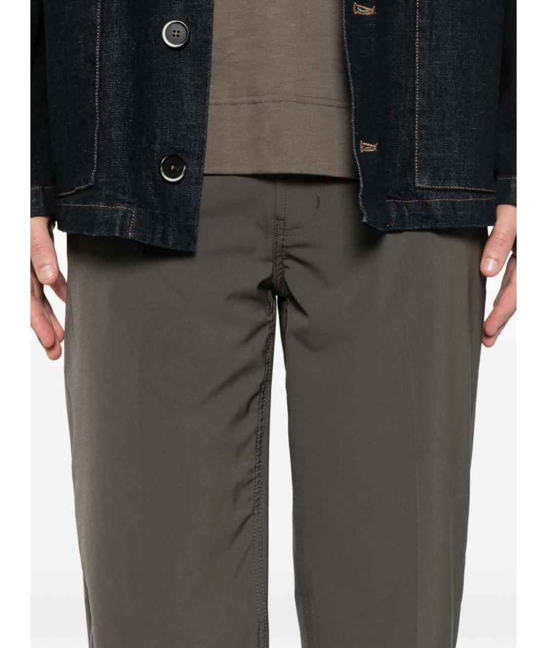 EMPORIO ARMANI Серые прямые джинсы, фото 2