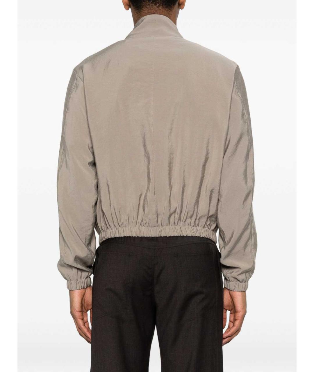 EMPORIO ARMANI Бежевая полиэстеровая куртка, фото 4