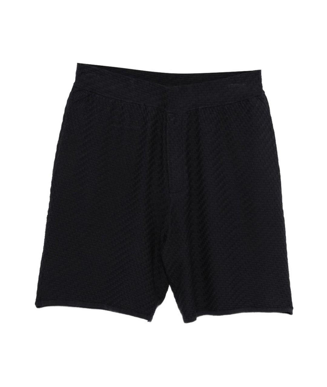 EMPORIO ARMANI Синие вискозные шорты, фото 1